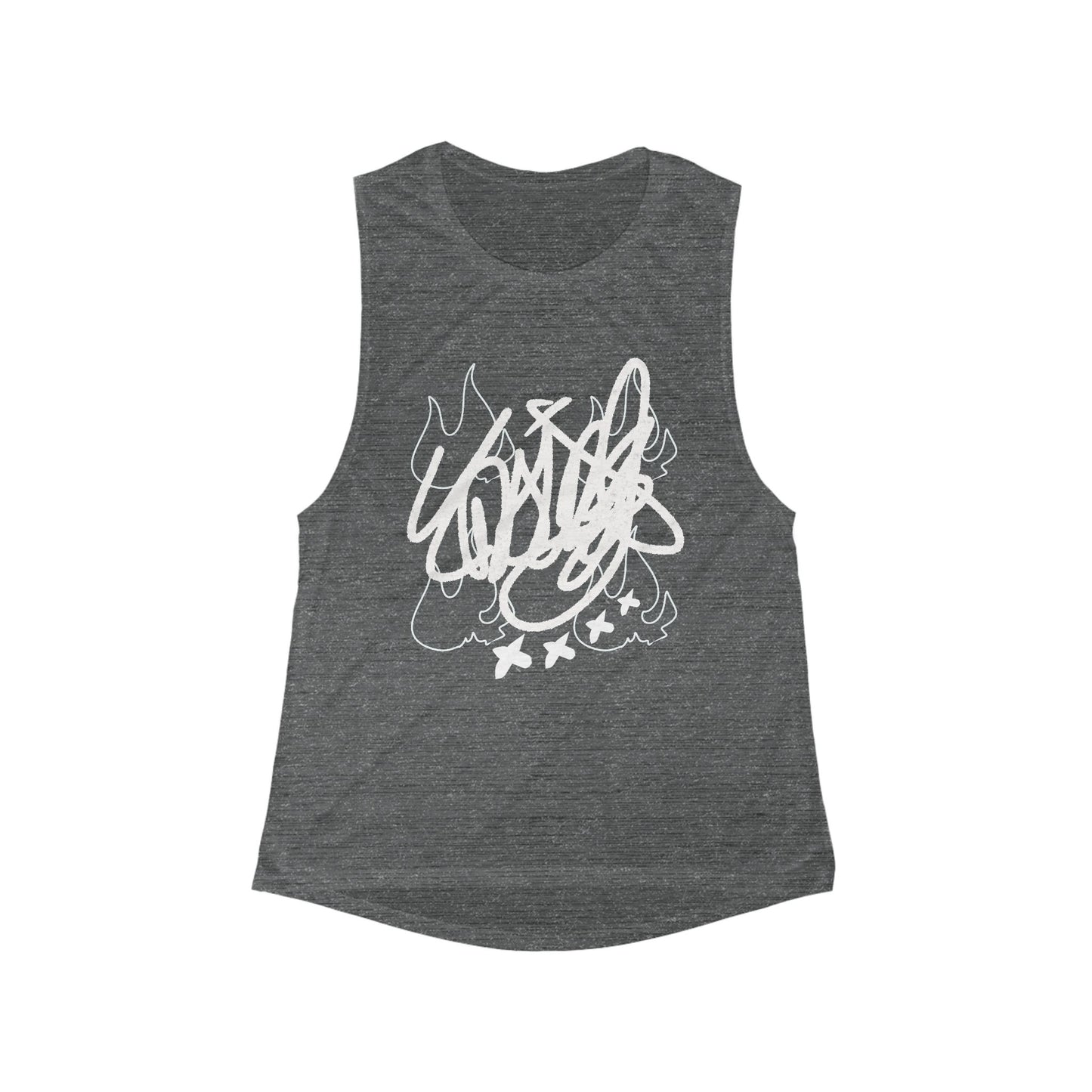 UNSINGED graffiti women’s muscle tank