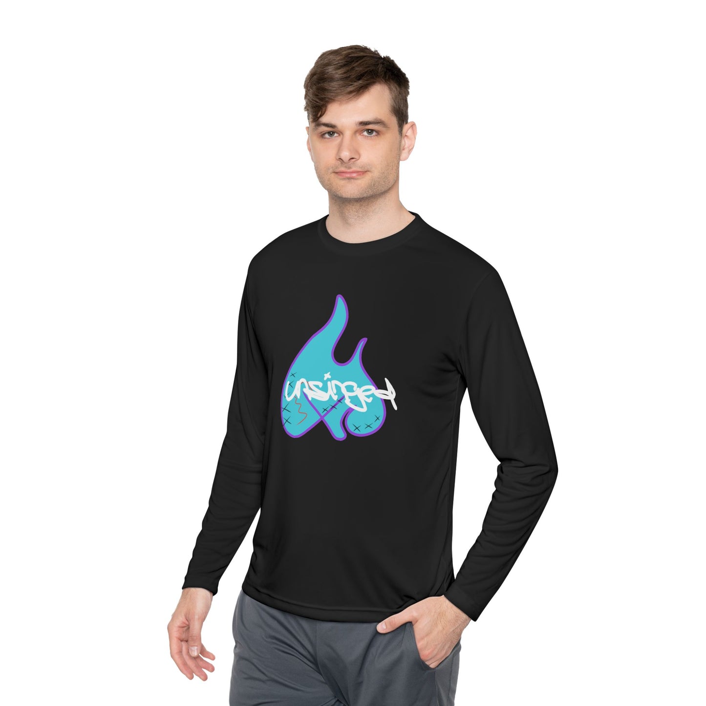 UNSINGED flame long sleeve shirt