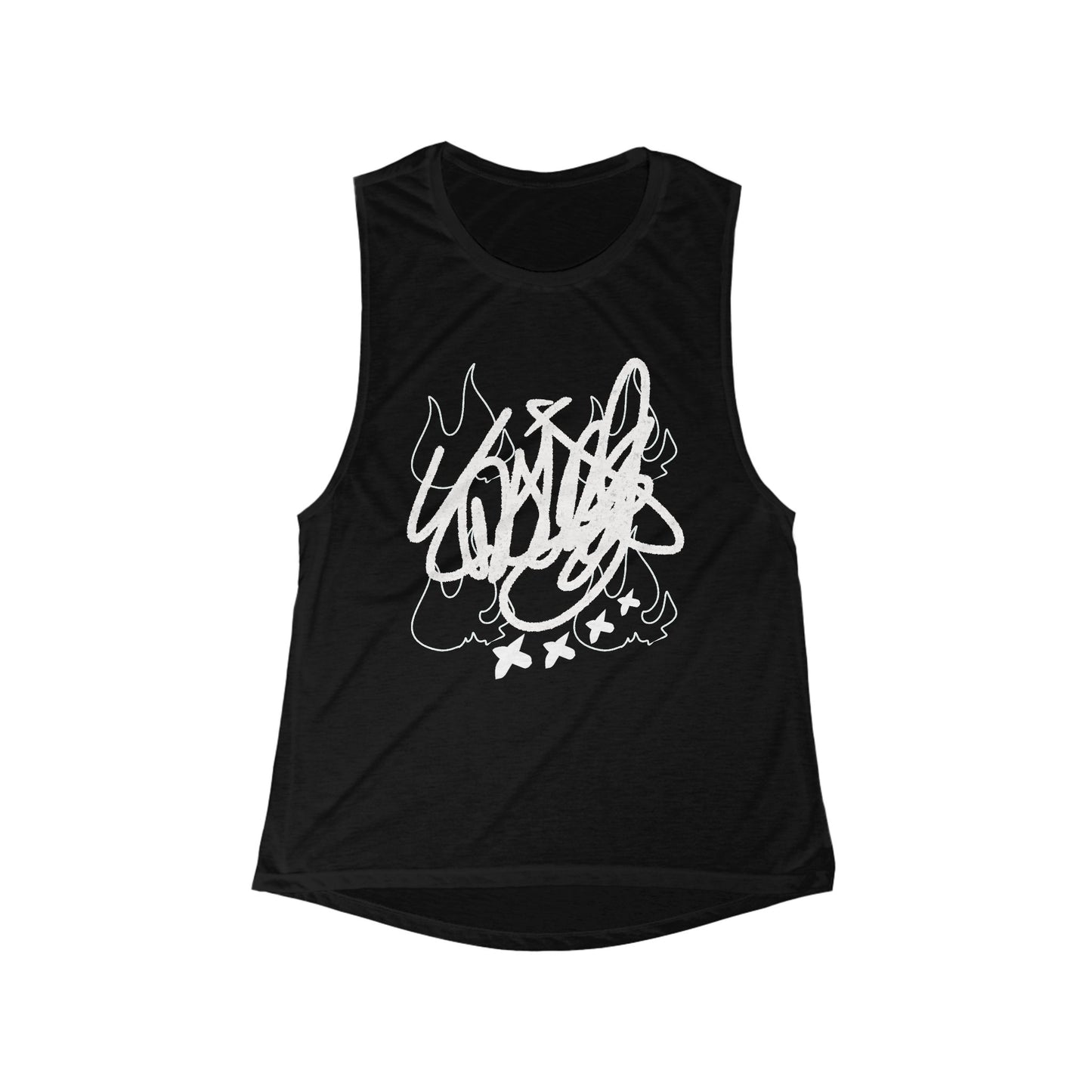 UNSINGED graffiti women’s muscle tank