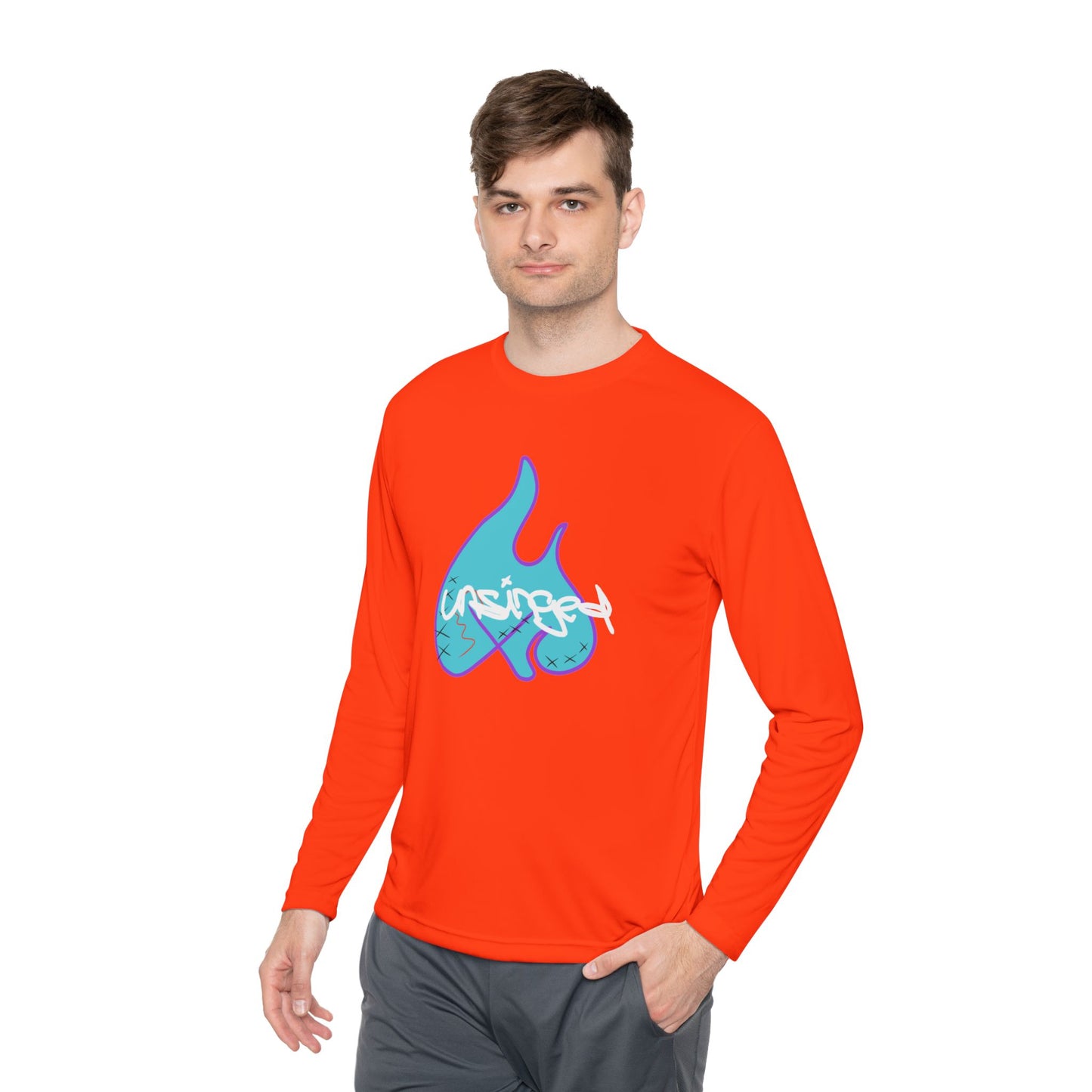 UNSINGED flame long sleeve shirt